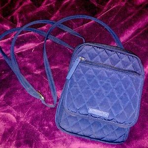 Vera Bradley Mini Hipster Navy Blue